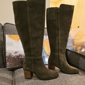 Lucky Brand Dark Brown Heeled Boots